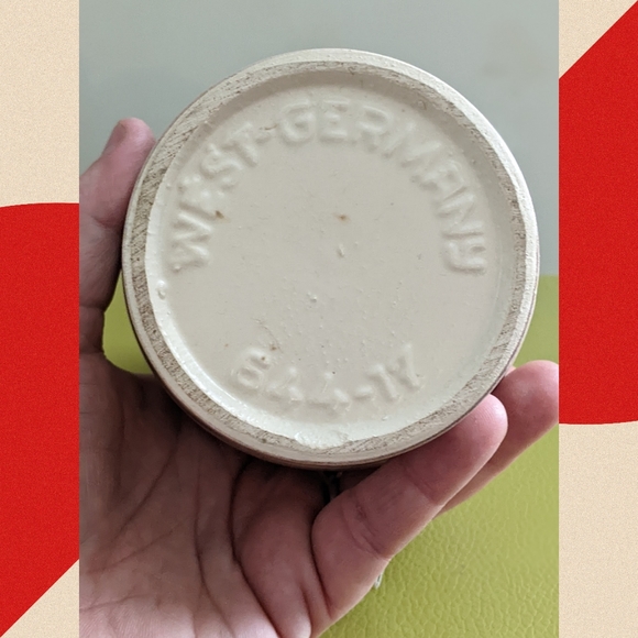 Mid Century Modern West Germany Collectable Pottery Color Block Vase "Mondrian" - Picture 3 of 5